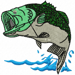 Fishes Embroidery Design 4